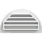 Ekena Millwork Half Round Gable Vent Functional, PVC Gable Vent w/ 1" x 4" Flat Trim Frame, 32"W x 16"H GVPHR32X1601FUN - alternate 4